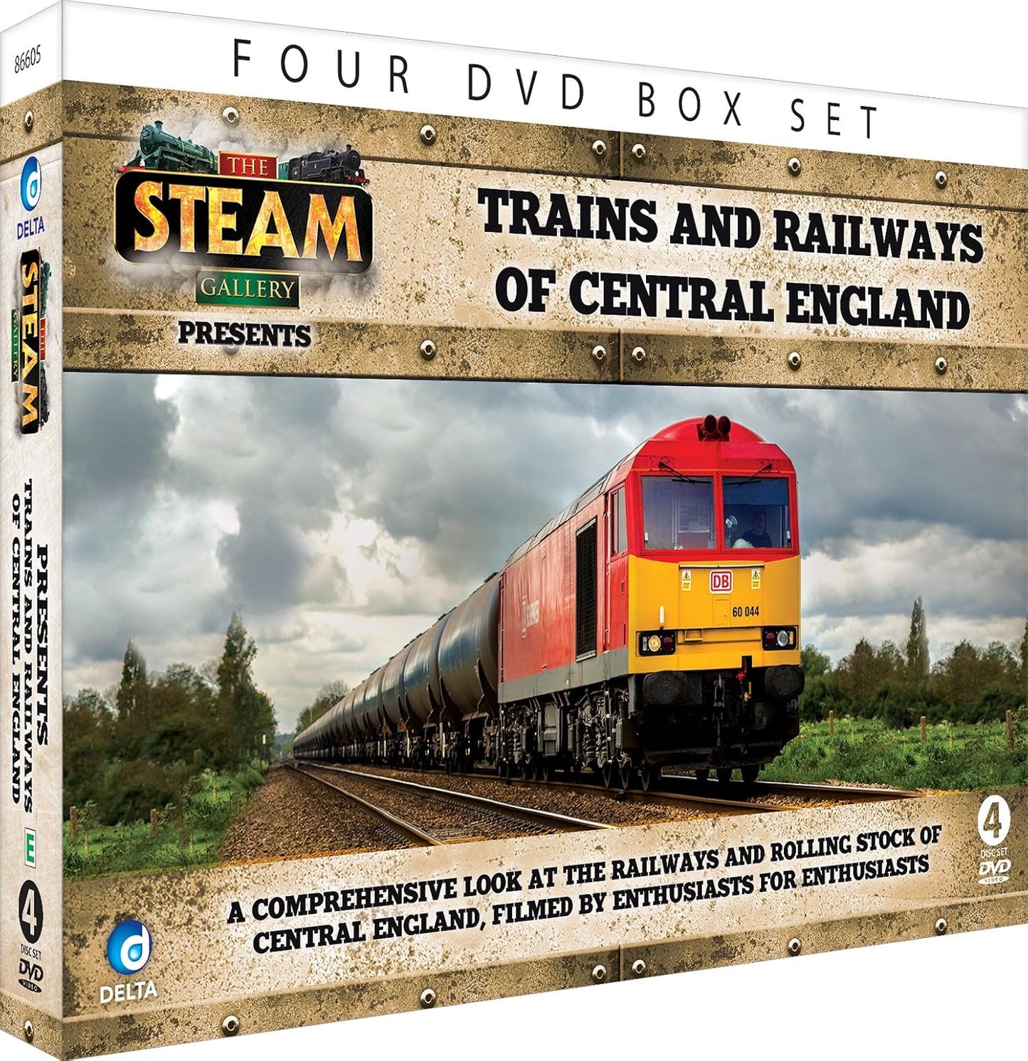 Trains And Railways Of Central England 4 DVDset